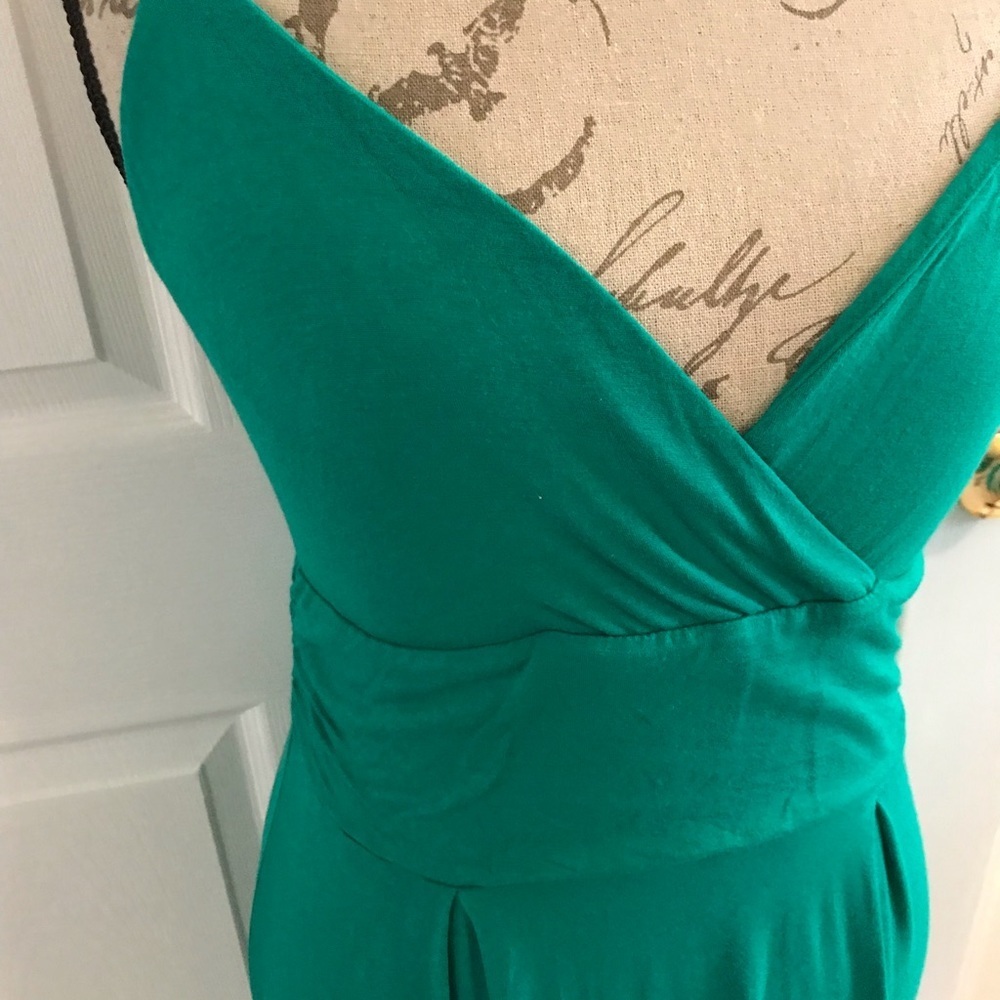 Green spaghetti strap dress 👗 women’s - Picture 2 of 2